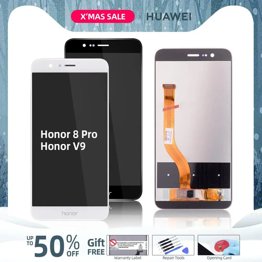 100% Оригинальный ЖК-дисплей для huawei Honor 8 Pro кодирующий преобразователь сенсорного
