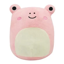 Oreiller grenouille de dessin animé doux 20 30cm, poupée de vache, jouet en peluche de vache, cadeau d'anniversaire pour enfants