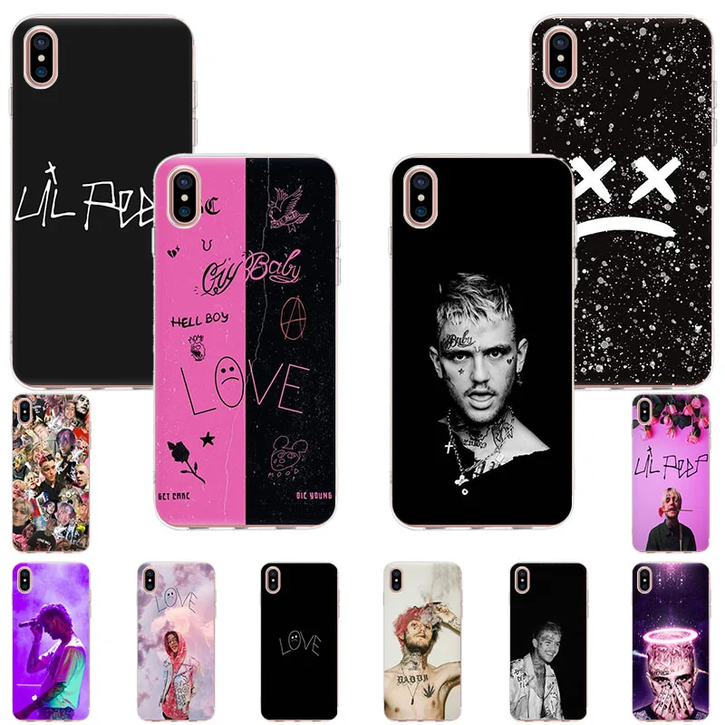 Lil Peep чехол для телефона iPhone 12 11 Pro X XR XS Max SE2020 7 8 6 6s Plus 5s 12mini модный прозрачный