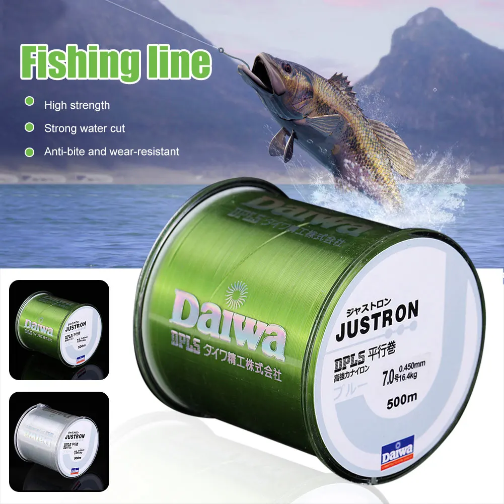 

500M Nylon Fishing Line Super Strong Monofilament Quality Japanese Material Saltwater Carp Fishing