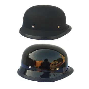 

Retro Motorcycle Helmet Half Face Vintage Adjustable Men Women Helmets Hard Hat