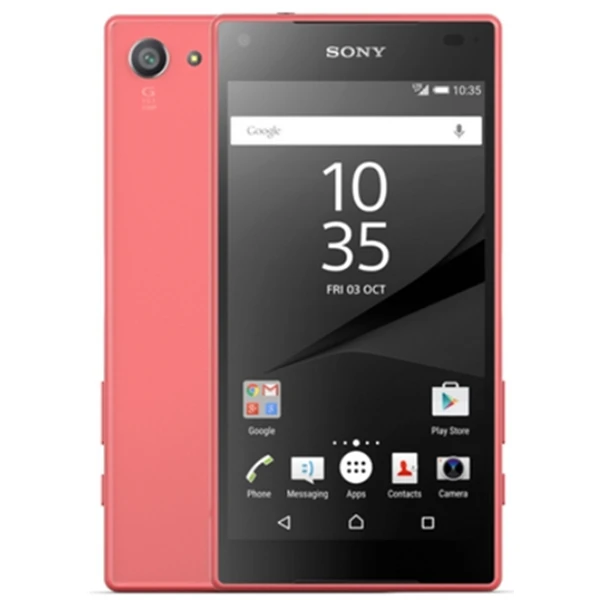 Розовый Sony Xperia Z5 Compact E5823 SO-02H, японская версия, четыре ядра, 4,6 дюйма, 2 Гб ОЗУ, 32 Гб ПЗУ, Android 23MP, GSM, разблокированный мобильный телефон - Цвет: Розовый