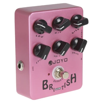 

Joyo JF-16 Marshall-amp-simulating Guitar Pedal with British Sound Effects & 6 Knobs