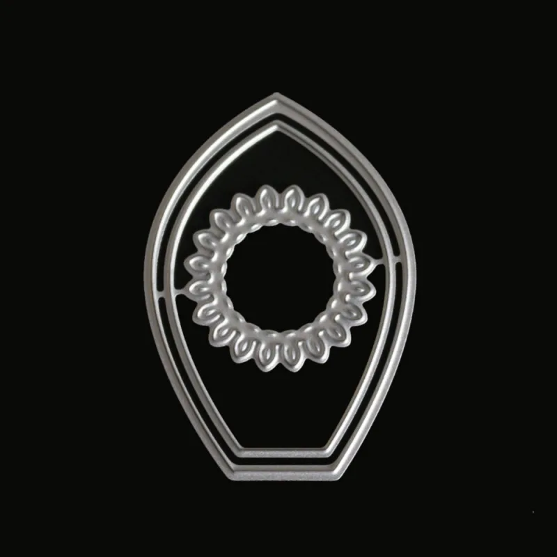 3D лепесток высечка цветок рамка металлические режущие штампы рельефное тиснение