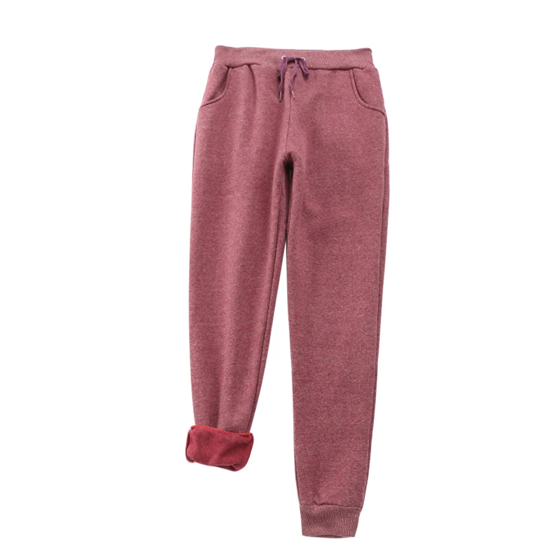 wine red1 Теплые спортивные комплекты из 2 предметов для женщин, осенне-зимний спортивный костюм с длинным рукавом, толстовка с капюшоном+ спортивные штаны, теплая одежда, костюм для бега, спортивная одежда - Цвет: wine red1