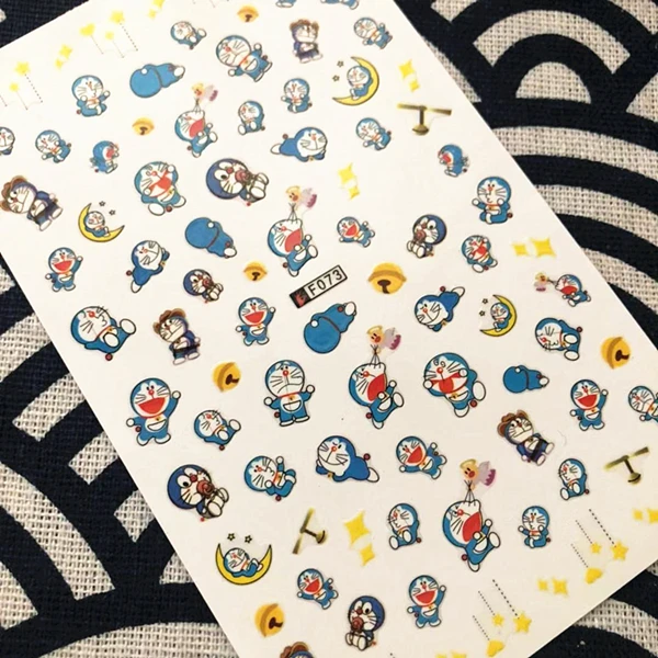 F91 желтый Тип серии LICEDESIGNS стикеры 3D на ногти Nail Art Наклейка шаблон инструмент для ногтевого дизайна украшения - Цвет: F-73