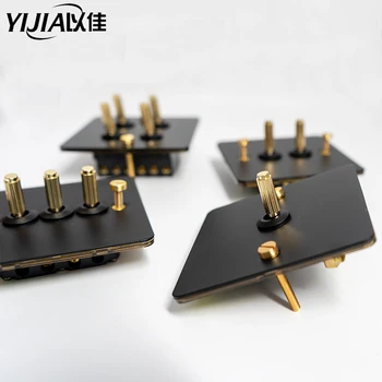 

Brass wall switch,Vintage toggle switch 220V 1/2/3/4Gang.2Way 10A Vintage Retro light switches switch for livingroom brass lever