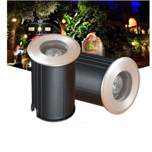 IP68 3 Вт Водонепроницаемый светодиодный светильник для подземных работ на открытом воздухе, для сада, Для дорожки, для погребенного двора, для точечного пейзажа, Dc12V, Ac220V