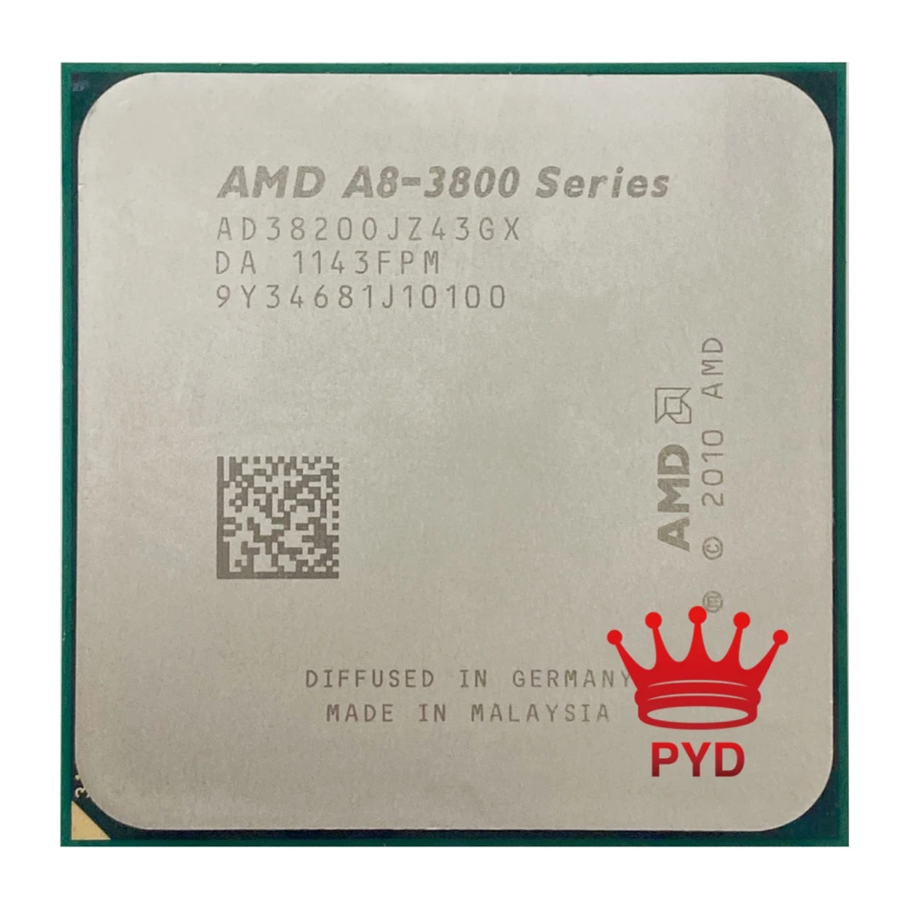 AMD A8-Series A8-3820 2 8 A8 3820 ГГц Quad-Core Процессор процессор AD3820OJZ43GX гнездо FM1 | Компьютеры и