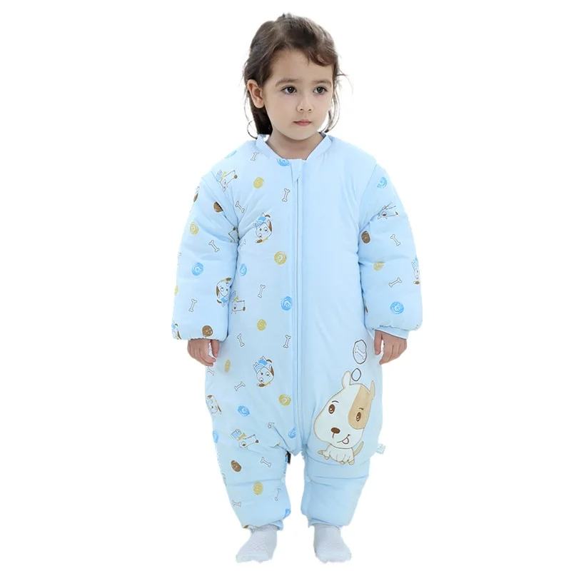 

Baby Sleepsacks For Winter Soft Breathable Pure Cotton Sleeping Bag For Children Cartoon Pattern Sleeveless Sleep Sack For Kids