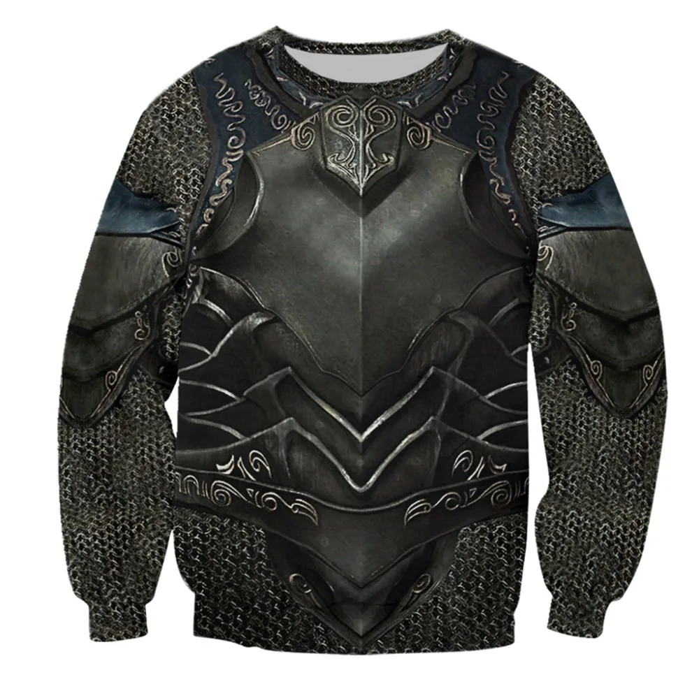 Ebony Armor 3D All Over Bedruckter Hoodie Harajuku Sweatshirt Streetwear Herbst Hoodies Unisex Freizeitjacke Trainingsanzüge DK012 – Detail 7