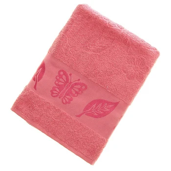 

Terry towel Fiesta Cotonn Butterfly 70x130 cm, pink, cotton 500g / m2