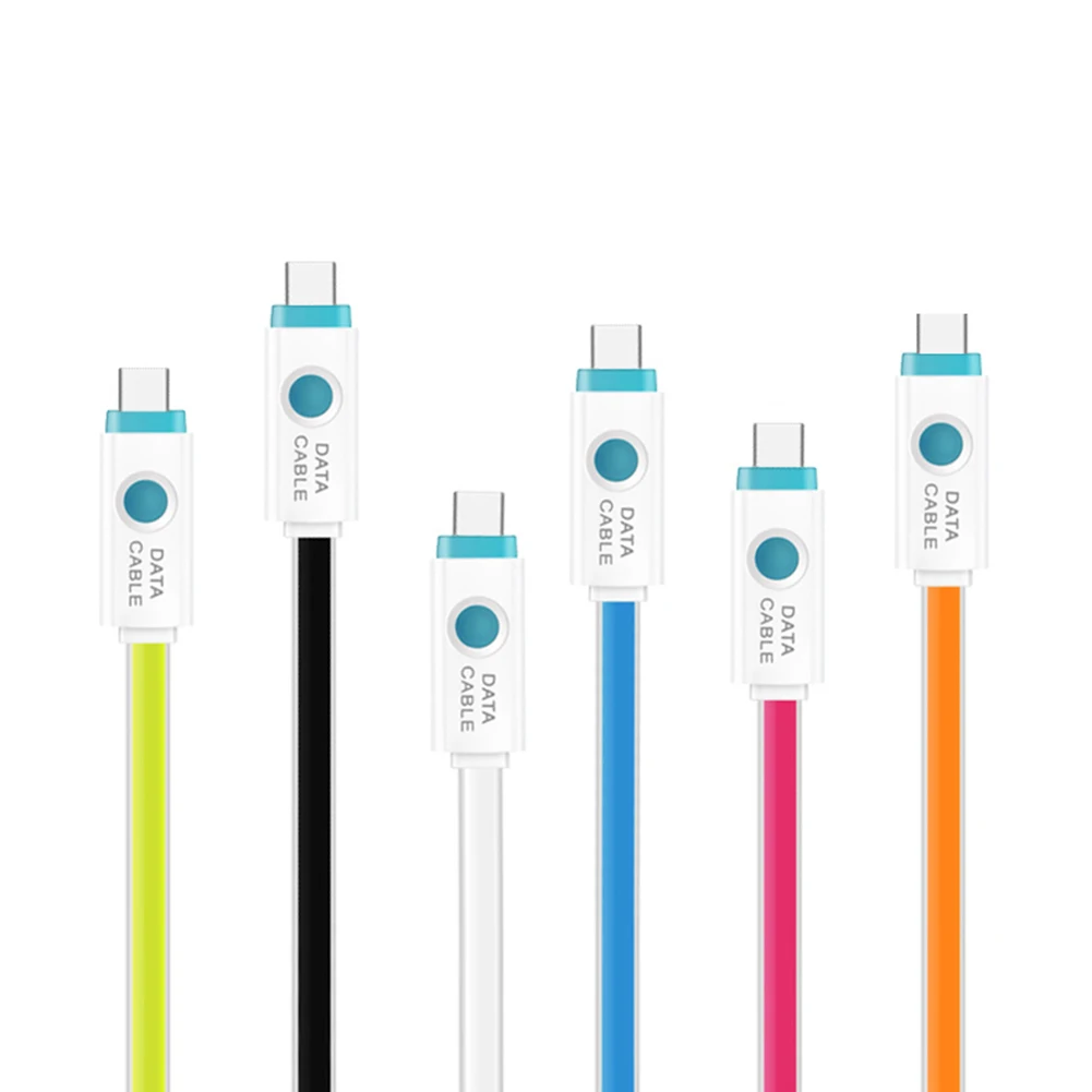 1 шт. Желейный провод Конфигурация светодиодный индикатор type-c умный ...