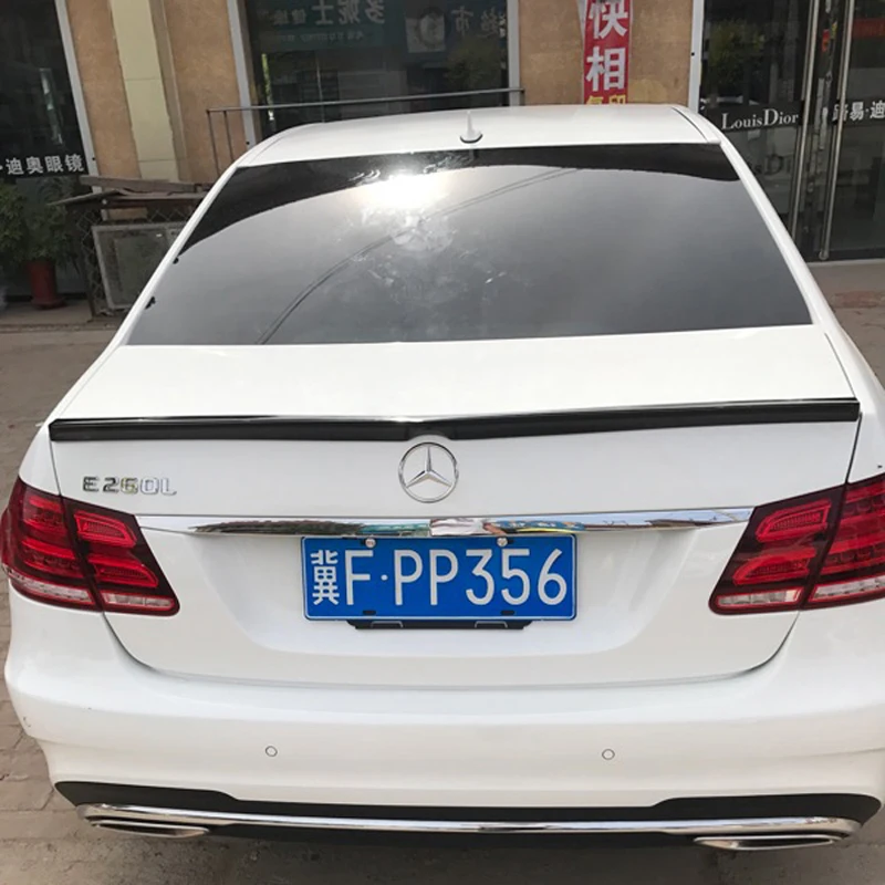 Спойлер из АБС пластика для Mercedes Benz W212 E320LE260LE300LE63 заднее крыло автомобиля спойлер