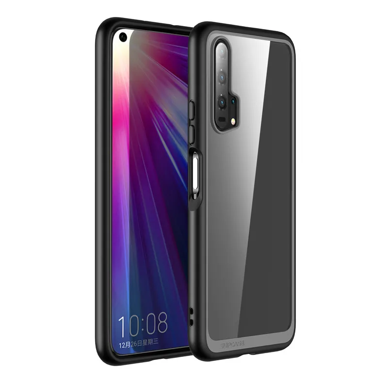 Для huawei Honor 20 Pro Чехол SUPCASE UB стиль антидетонационный Премиум гибридный защитный ТПУ+ PC задняя крышка для huawei Honor 20Pro - Цвет: Black