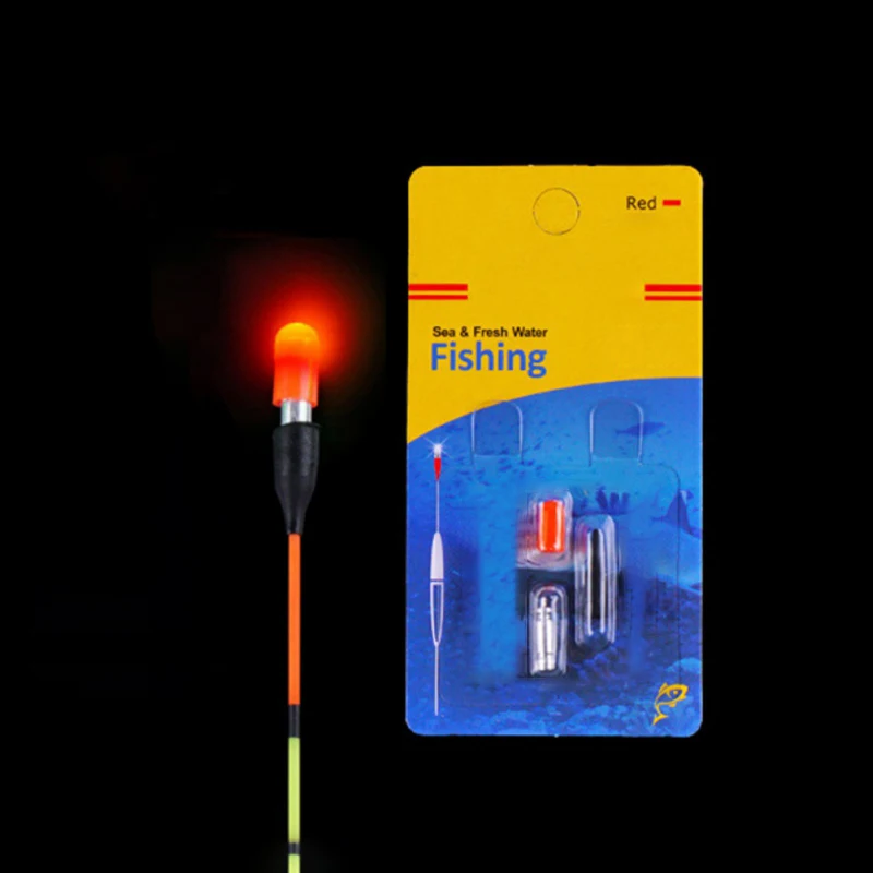 Lighting Head 5 шт./компл. рыболовный поплавок светодиодный для электронные рыболовные снасти рыболовные принадлежности плавающие батарейки литий Pin клетки Электрический поплавок - Цвет: Lighting Head