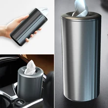 Автомобильная коробка для салфеток, пластиковая 1 шт., многофункциональная внутренняя трубка для хранения