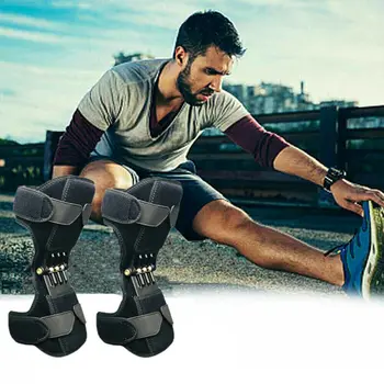 

2020 Fitness Knee Pads Breathable Climbing Power Kneepad Protector Knee Brace Support Power Knee Pads Rebound Stabilizer Booster