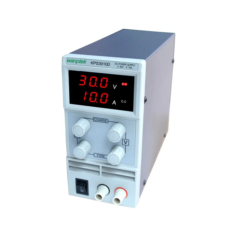 Высокая точность регулируемый двойной светодиодный Дисплей выключатель постоянного тока Питание KPS3010D 30V10A 110 V-230 V 0,1 V/0.01A