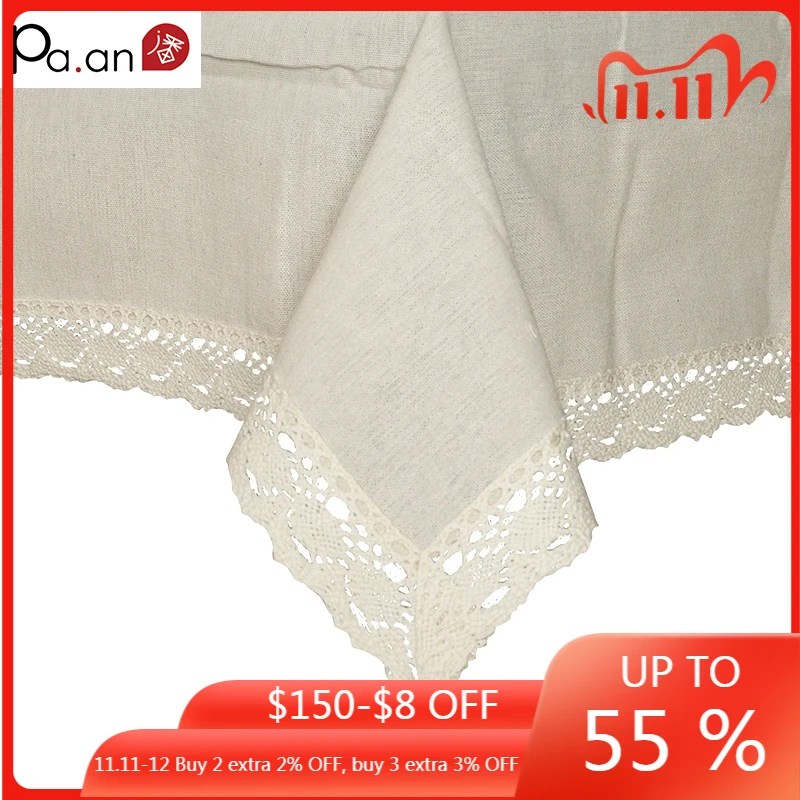 

2015 promotion Pure Linen table cloth universal rectangular table cloth dust cover waterproof hot sale free shipping