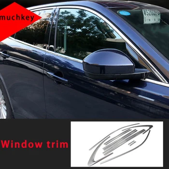 

For Jaguar f-pace Window trim chrome molding trim 12pcs