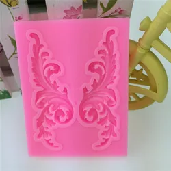 European Vintage Baroque Silicone Lace Mold (Pink)
