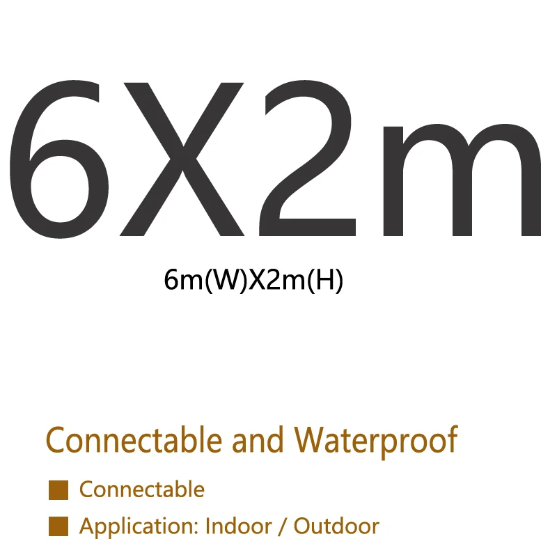 3x1/3x3/6x1/6x2 м Европейская светодиодная сосулька, светодиодная занавеска, сказочный светильник, сказочный светильник, светодиодный Рождественский светильник для свадьбы, дома, патио, вечерние украшения - Испускаемый цвет: 1