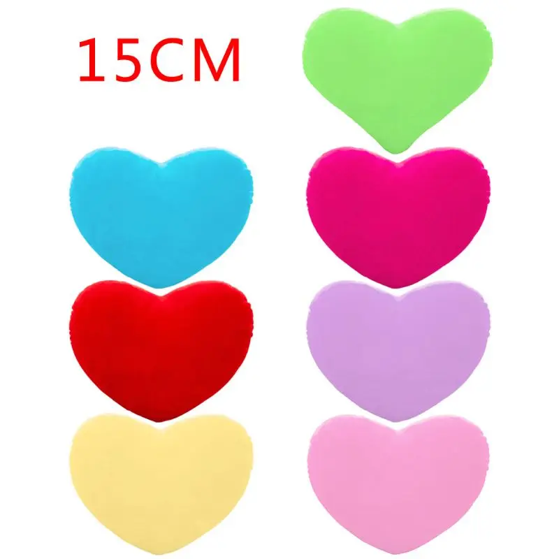 Heart Shape Throw Pillow Cushion Stuffed Plush Doll Toy Gift Sofa Car Home Decorative Cushion Wedding Decoration Kids Toy