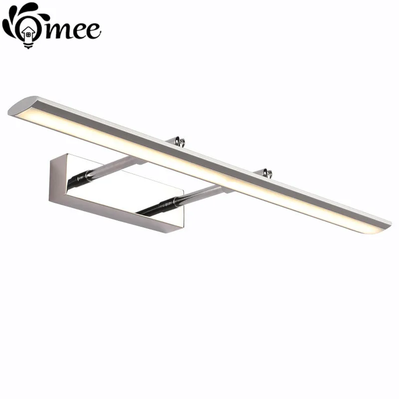 Modern LED Mirror Light Wall Lamp Sconce Bathroom Indoor Lighting Black Silver Fixture Wall Lights Vanity Home Fixtures Lamp