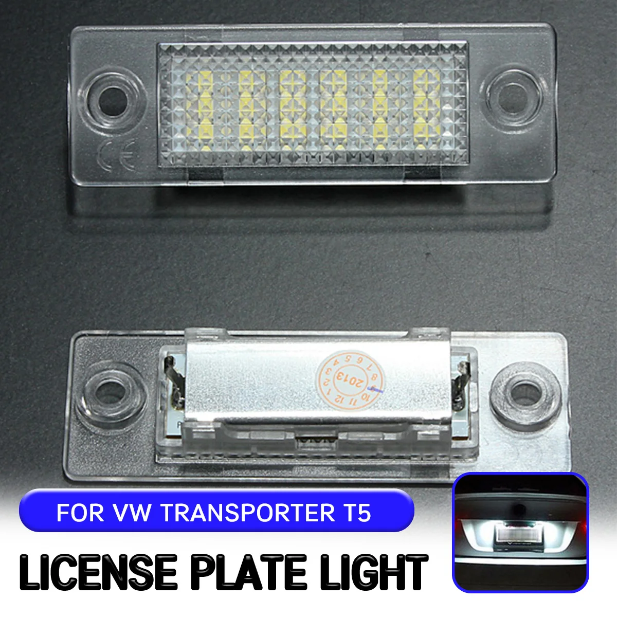 2 шт. светодиодный номерной знак светильник лампа для VW Golf 5 плюс Caddy III Passat Transpiarter T5