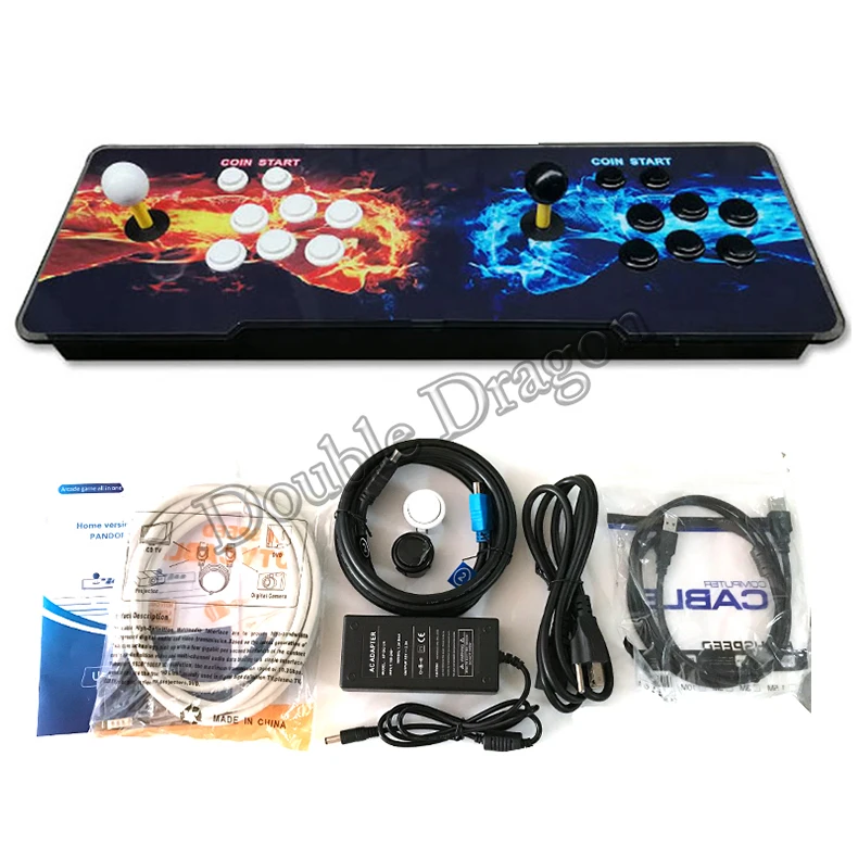 US $159.99 1399 in 1 pandora Joystick led panel Controller fight joystick Console USB Zero Delay Joystick Button Retro PCB Board Video game