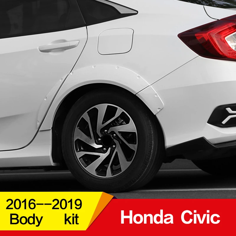 Подходит для honda civic обвес крыло 17 18 19 лет Воздухозаборники вентиляционные крышки широкие аксессуары для тела