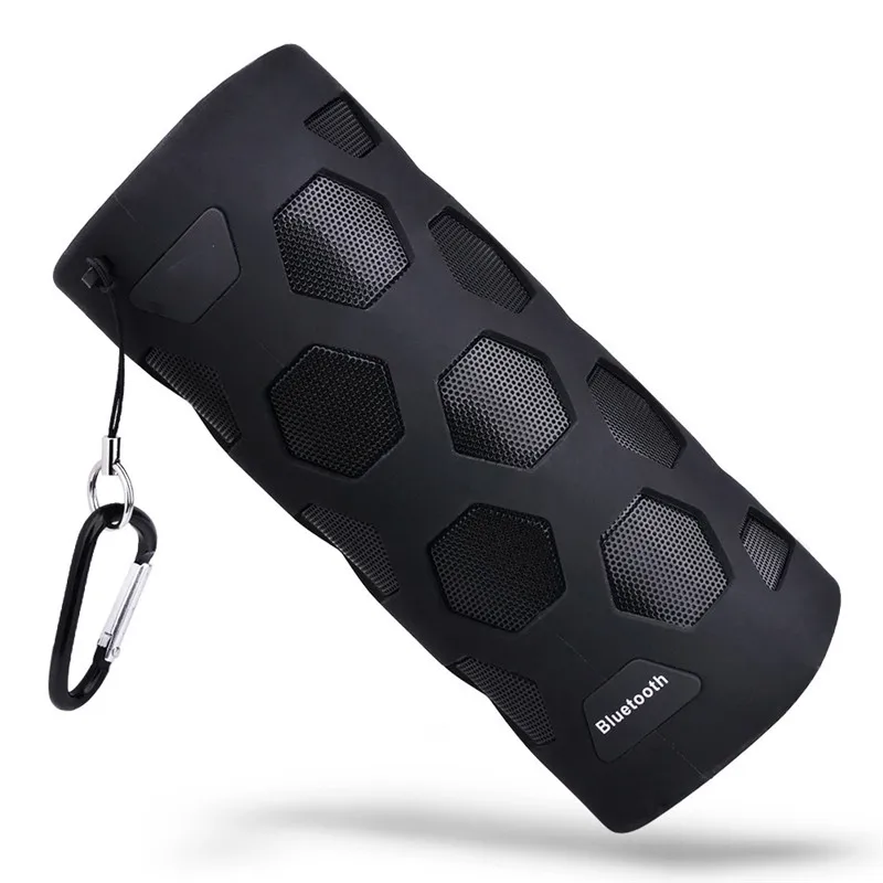 Черный VOBERRY беспроводной портативный Bluetooth динамик водонепроницаемый громкий динамик с NFC стерео сабвуфер динамик s противоударный#2 - Цвет: Черный