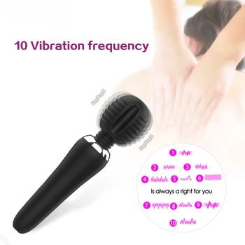 Wireless Dildos AV Vibrator Magic Wand for Women Clitoris Stimulator USB Rechargeable Massager Goods Sex Toys for Adults 18 3