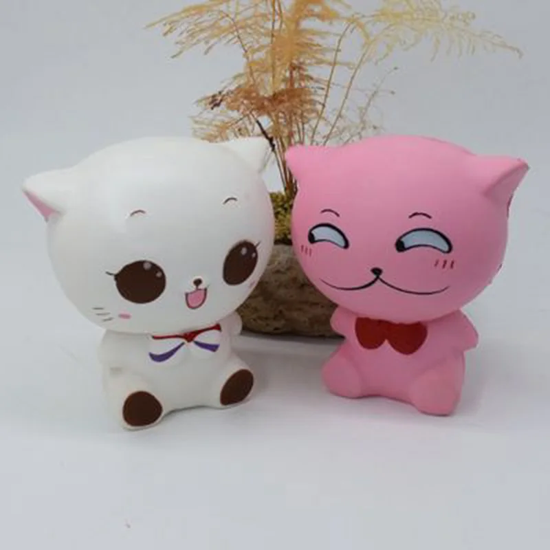 Моделирование Bowtie кошка офис декомпрессионные игрушки PU медленный отскок детские игрушки для снятия стресса лучшие подарки