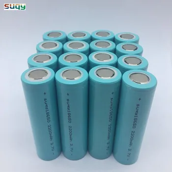 

Suqy 12-40 pcs Original li-ion Bateria 18650 Lithium Rechargeable Batteries 18650 2200mAh Rechargeable battery Avec Chargeur