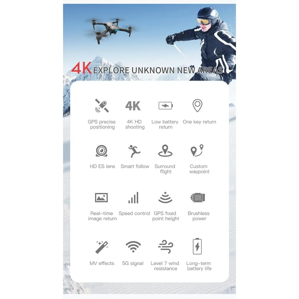 CG018 RC складной Дрон с 4K HD камерой жесты фото Дрон RC Helicoter четырехосевой самолет gps/оптический поток Дрон