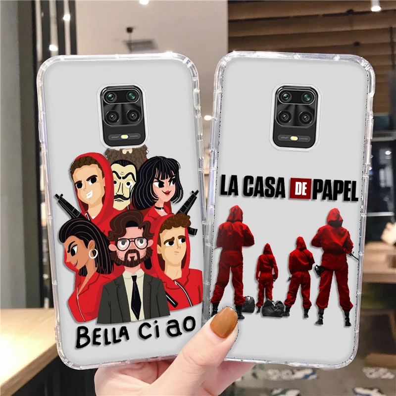 Redmi Note 10 Pro Case For Xiaomi Redmi Note 9 8 Pro 7 7s 8t 9s 10s 6a 7a 8a Funda Redmi9 Spain Tv Money Heist House Paper Cover Phone Case Covers Aliexpress