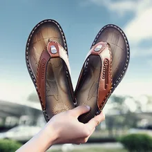 Мужские сандалии; Вьетнамки; мужская повседневная обувь; дышащая пляжная обувь; Мужская обувь в Корейском стиле