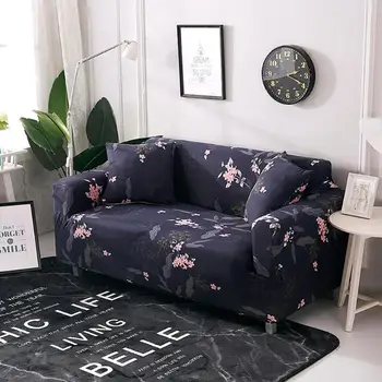 

Stretch Sofa Cover Elastic Slipcovers Polyester Couch Covers+2 Pillowcases Home Decoration All-inclusive Couch Case
