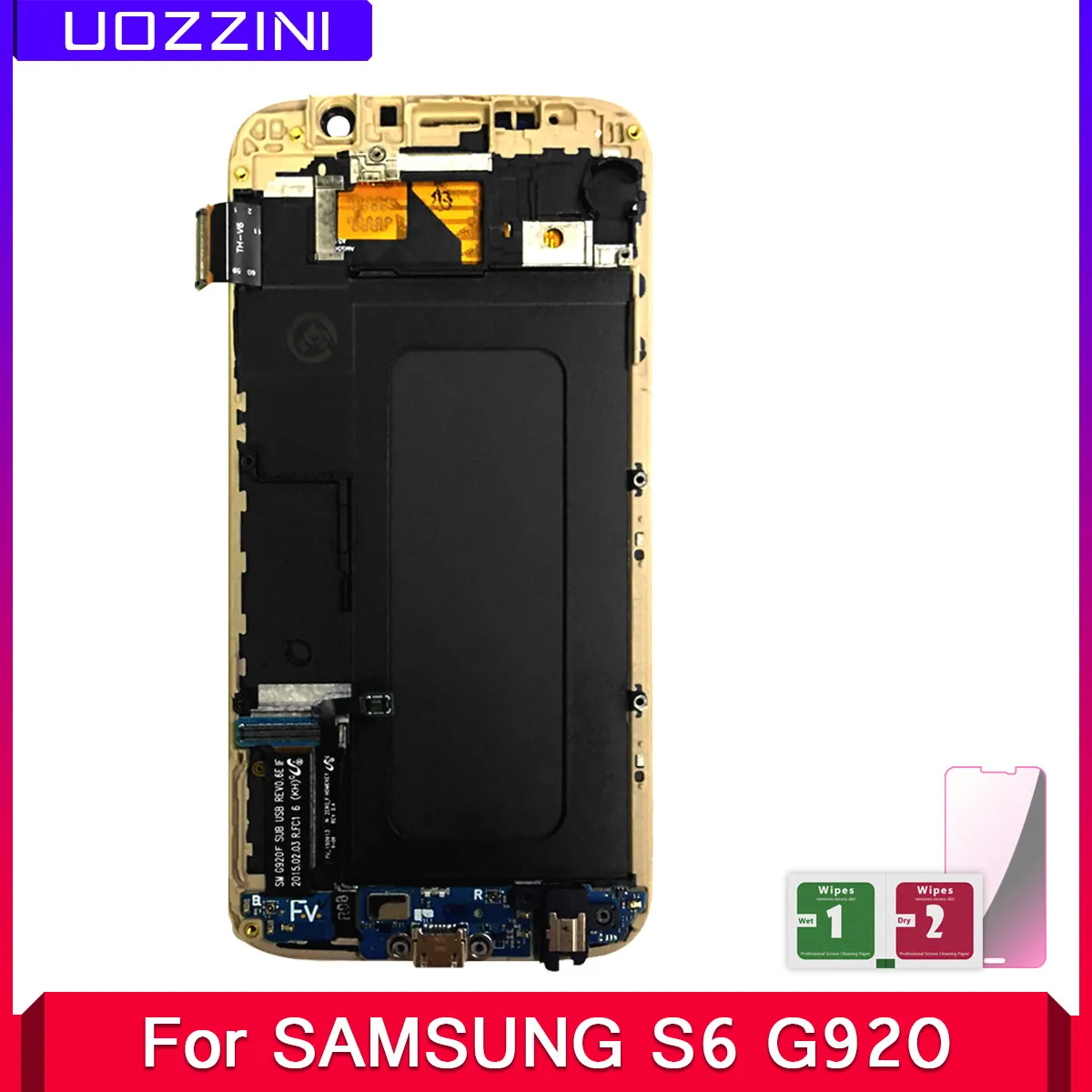 

2 Pcs TFT Lcds for SAMSUNG Galaxy S6 G920 G920F with Frame LCD Display Touch Screen Digitizer Assembly 5.1''
