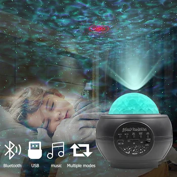 

Colorful Starry Sky Projector Blueteeth USB Control Music Player LED Night Light Romantic Projection Lamp Birthday Gift