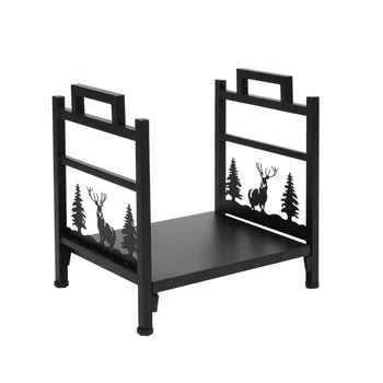

Single Layer Firewood Holder With Animal Pattern