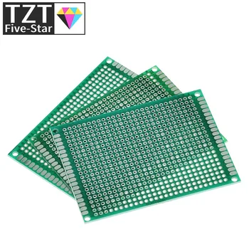 

5PCS 6*8 6X8cm Double Side Prototype pcb Breadboard Universal Printed Circuit Board for Arduino 1.6mm 2.54mm Glass Fiber