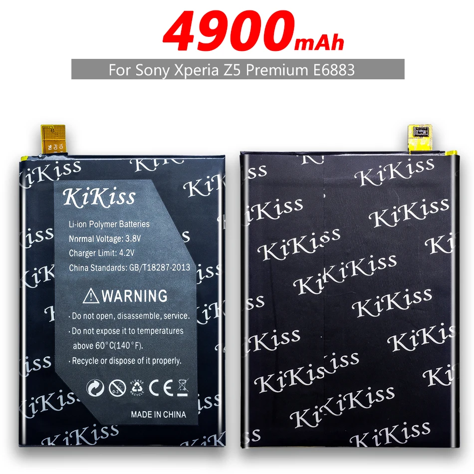 Бесплатный инструмент 4900 мА/ч Мобильный телефон батарея для Sony Xperia Z5P Z5 плюс