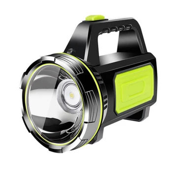 

5W Work LED Light Handheld Flashlight Power Bank Rechargeable Battery Waterproof Torch Outdoor Security Spotlight Lamp