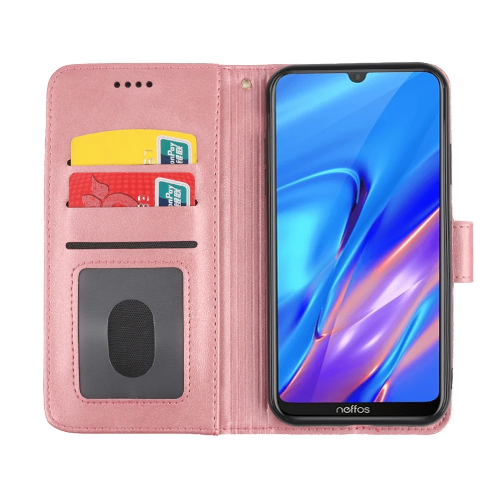 Чехол для телефона TP Link Neffos C9s C9 MAX с откидной магнитной подставкой из мягкого ТПУ