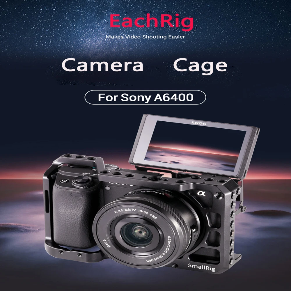 Камера для фотосъемки, видеосъемка, стабилизатор для видеосъемки, 1/" винт, крепление для холодного башмака для sony A6500/A6400/A6300, для камеры A6000