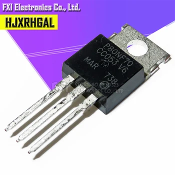 

10pcs/lot STP80NF70 80NF70 TO-220 MOSFET controller 80A 70V EMU original authentic