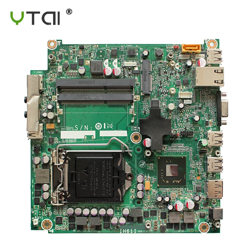 

For Lenovo M72E M92P M4350Q IH61I desktop motherboard LGA1155 DDR3 H61 03T8194 03T7347 100% test intact